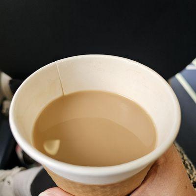 $7 12pz latte under-filled