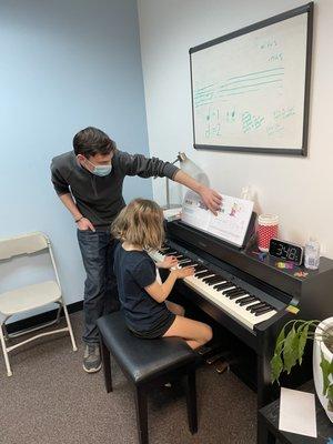 We offer private lessons tailored to each student's needs and abilities.