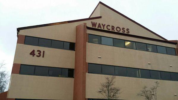 Waycross North office building behind Beechmont Toyota and Starbucks. We are on the first floor at the very end of the hallway.