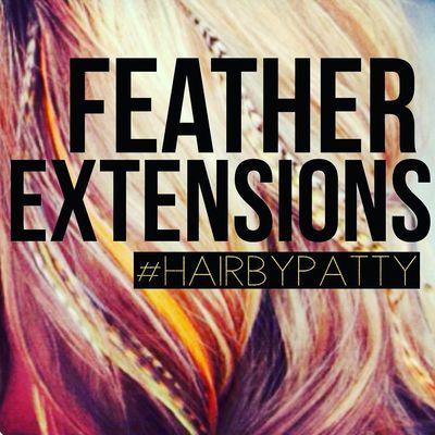 Who doesn't LOVE Feather Extensions!?  #hairbypatty #styleseat #bookme