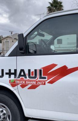 U-Haul van.