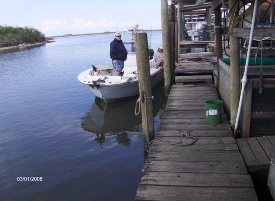 Campo's Marina - where gas and bait come from at Shell Beach