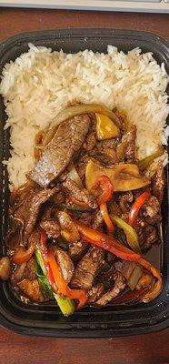 Pepper steak! Such great flavor!