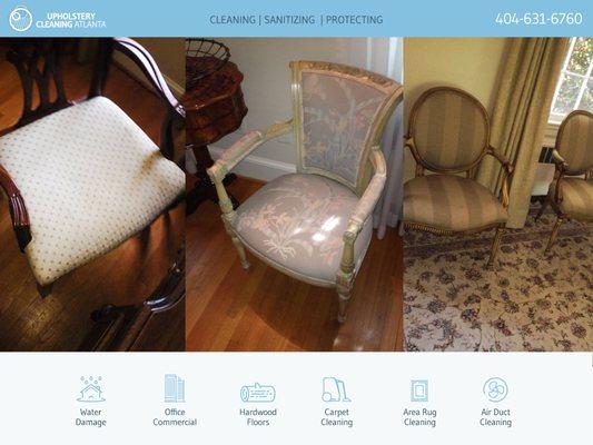 professional upholstery cleaning