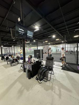 The Massage studio La Jolla located inside THE KING OF PADEL