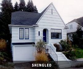 Shingled Home painted in Ballard by Torgerson Company