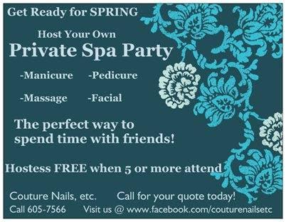 PRIVATE SPA PARTY-In Salon or On Location