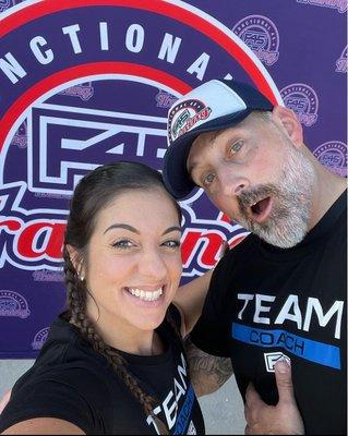 Coach Nic and Coach Amanda at F45 Training Rockhill