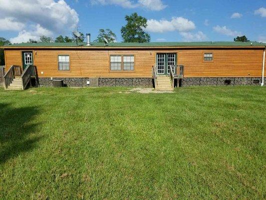 A huge back yard for all of the pups to enjoy their stay.