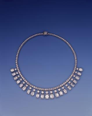 Art Deco Cartier Diamond Necklace at L'ETOILE ROYALE