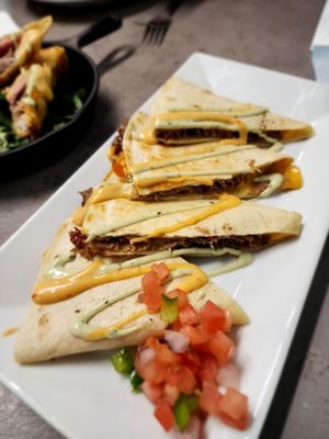 Pork quesadilla