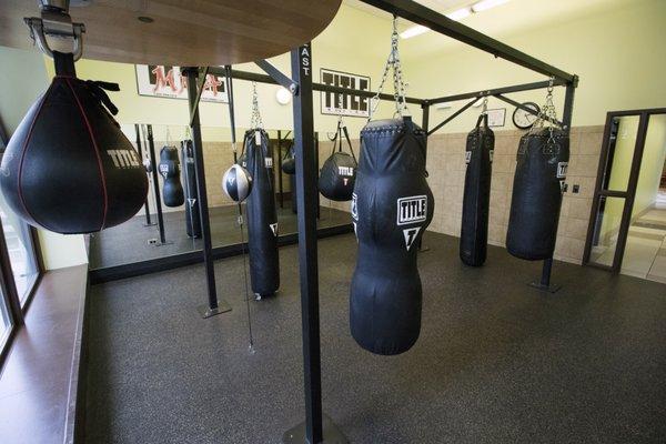 Another angle of boxing room