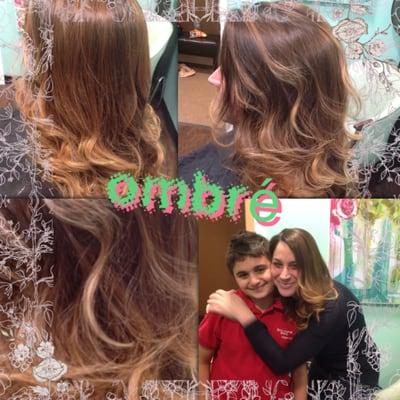 Ombré seems to be everyone's favorite now a days I enjoy doing the ombré with a multi color look.  Blending is key to doing an ombré correct