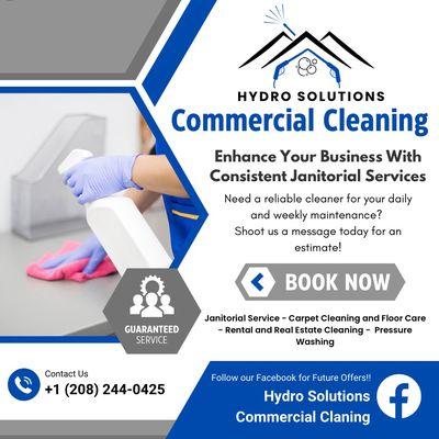 Enhance your business with janitorial services!