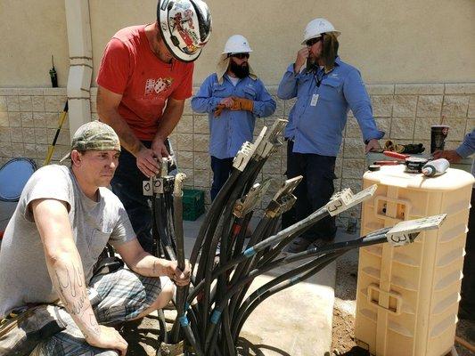 Working hand in hand with tep to fix a transformer