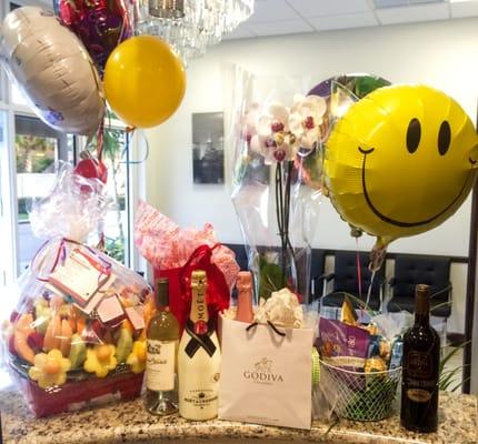 We appreciate all the well wishes and thoughtful gifts. We couldn't have asked for better patients!