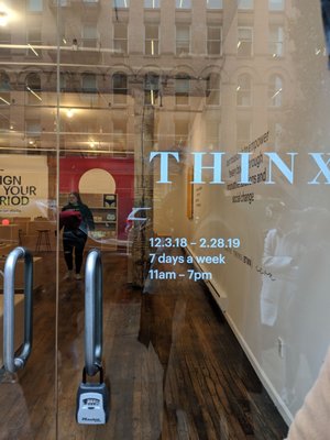 Thinx NYC Pop-up