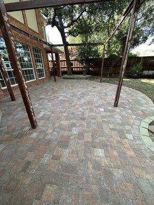 Paver patio