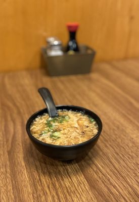 Hot and Sour Soup - Perfect for a chilly 66 degree evening