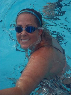 Aquathalon swimmer