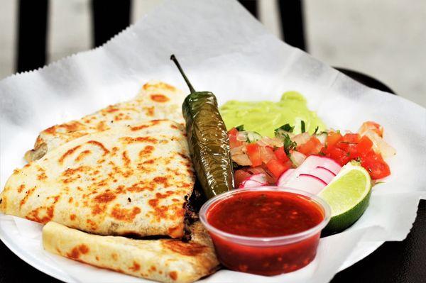 Chicken quesadillas