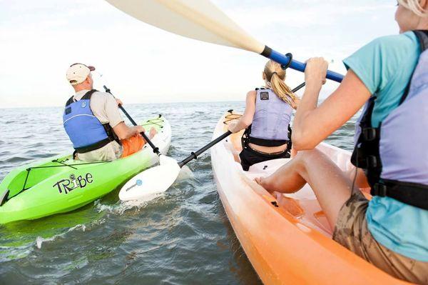 Third Coast Paddling offers kayak and paddleboard rentals on Lake Michigan at Silver Beach in St. Joseph, Michigan