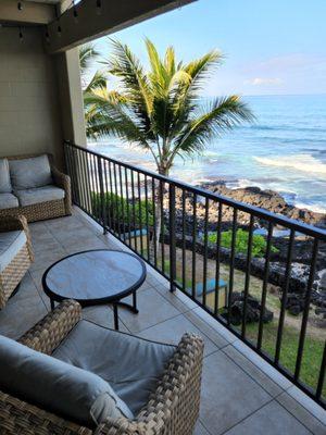 Incredible view from the lanai!