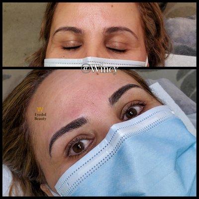 Microblading done by Wincy