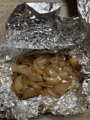 Grilled onions