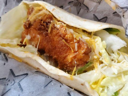 Santa fe chicken tender wrap