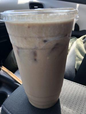 Iced French vanilla coffee