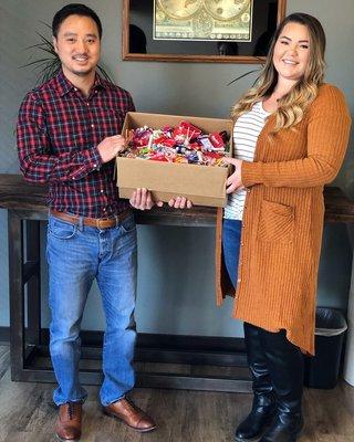 Treats for Troops was a success! Thank you to all who participated. These will get delivered pronto!  #dynamicdentalokc #treatsfortroops