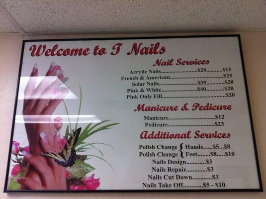 They also do gel nails for $25 (color) and $30 (french)