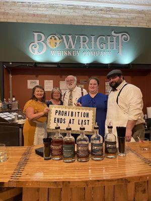 Prohibition party at Bowright Whiskey