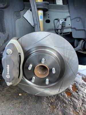 We do brakes and rotors as well