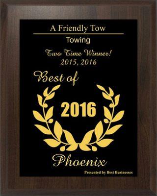 Voted Best of Phoenix  2015 & 2016