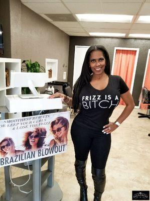 Frizz eliminator. #brazilianblowout