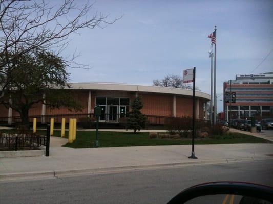 The flying saucer shaped building on Ogden and Taylor known as WSCDC