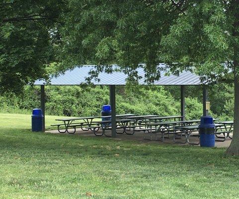 One of two picnic pavilions at Dunegant.