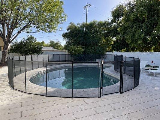 Pool fence in North Central Phoenix