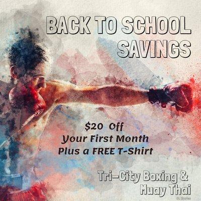 Back to School Savings! Call now!