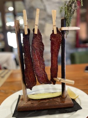 Clothesline Bacon