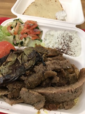 Gyros plate!  Sooo good!