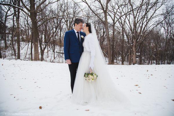 Winter wedding Minnetonka