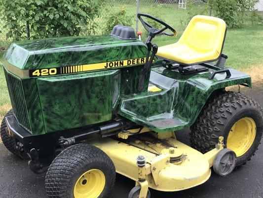 1982 John Deere 420 frame off restoration.