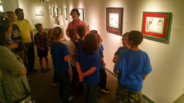 Docent tours are available. Great for groups, schools and families.