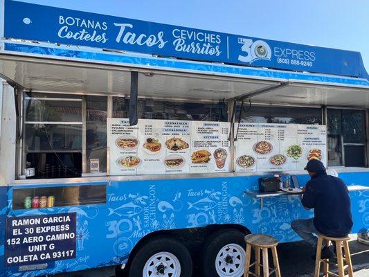 Mexican food truck exterior