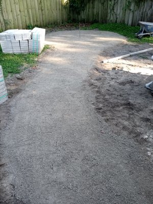 Before paver