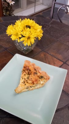 Tuesday Mornings special is Quiche