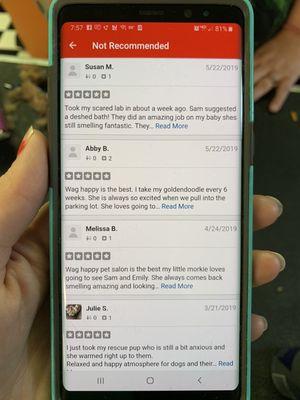 Some additional 5 STAR reviews! Yelp makes business owners pay for advertising to show all the reviews!